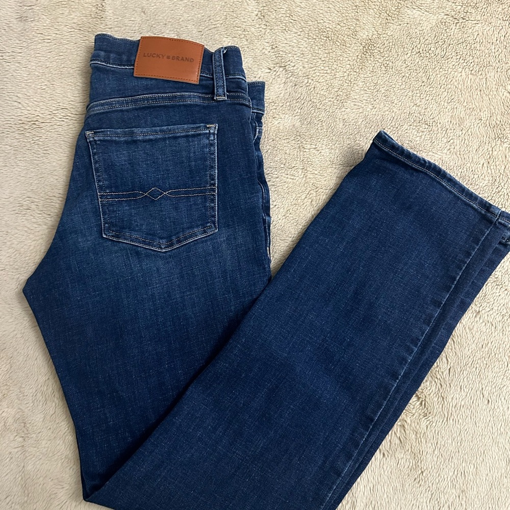 Lucky Brand Dark Blue Mid Rise Jeans